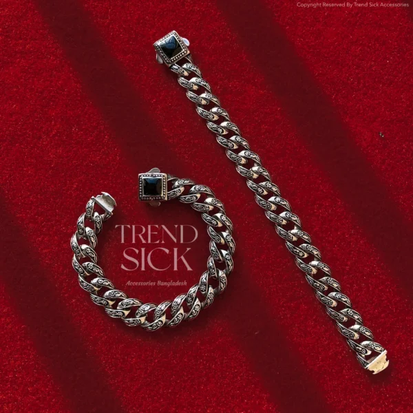 ROSE PATTERN BRACELET (Resizable)